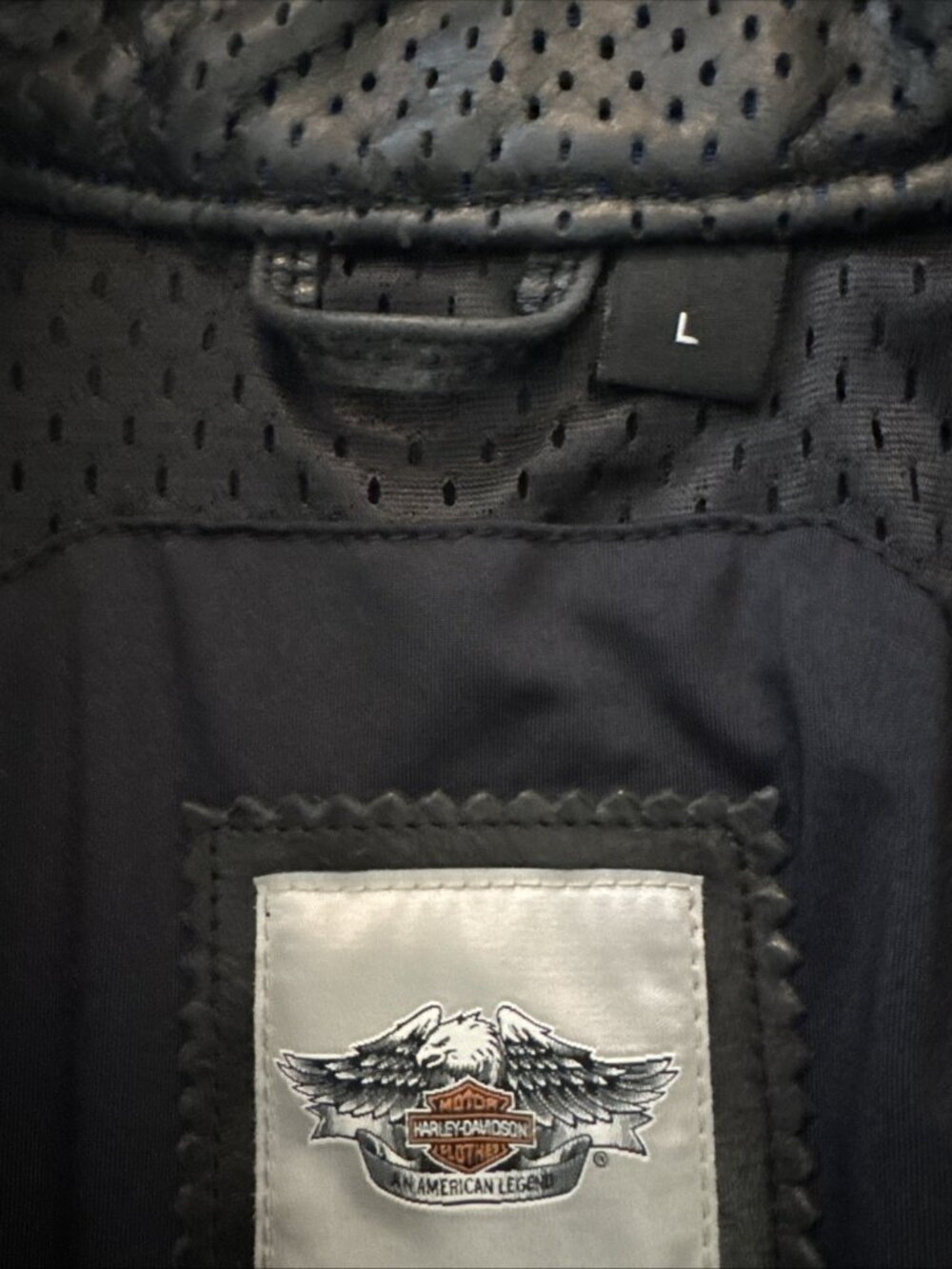 Harley-Davidson 115th Anniversary Black Leather Jacket Womens Large Motorcycle - Picture 3 of 15